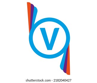 V abstrakte Logo-Vektorvorlage