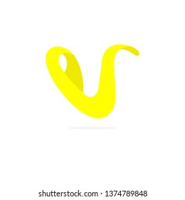 V Alphabet Abstract vector and logo design