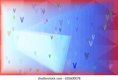V Alphabet background texture