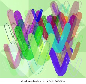 V Alphabet idea art