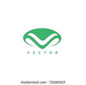 V alphabet, Vector text icon on white background, hand drawn, vector illustration
