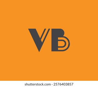 V and B logo design. VB abstract Letters Logo Monogram. This logo design is the process of creating a visual symbol that represents a brand, company, or individual.