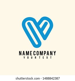 v and B logos are strong unique and luxurious