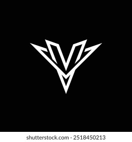 V by V combination logo