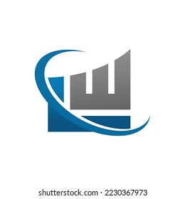 V chart font investment logo