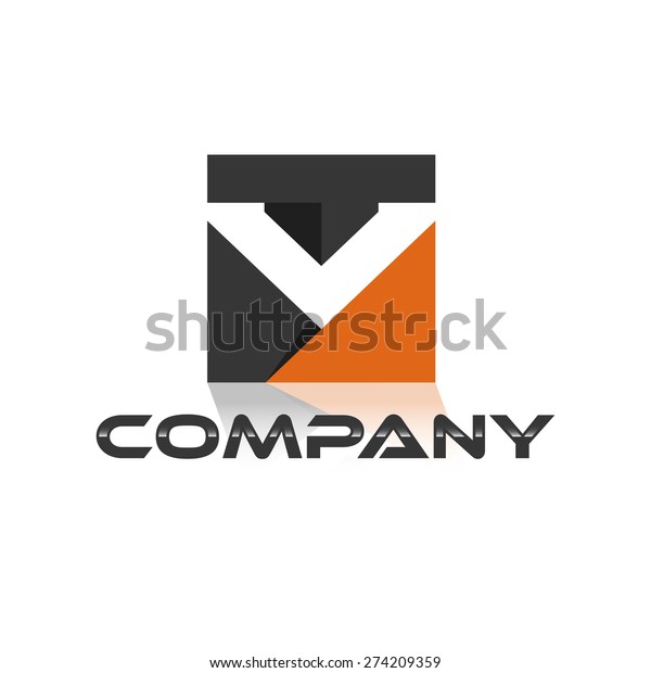 V Company Linked Letter Logo 스톡 벡터(로열티 프리) 274209359