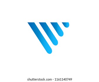 V company vector logo and symbol Design
