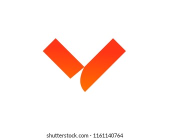 V company vector logo and symbol Design
