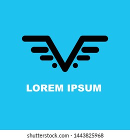 V company vector logo and symbol Design