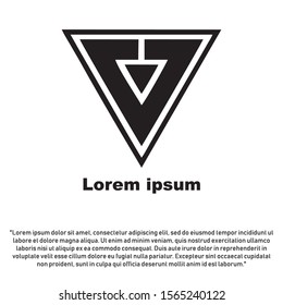 V company vector logo and symbol Design