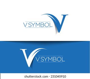 V Company Vector Logo And Symbol Design 