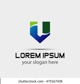 V company vector logo and symbol Design
