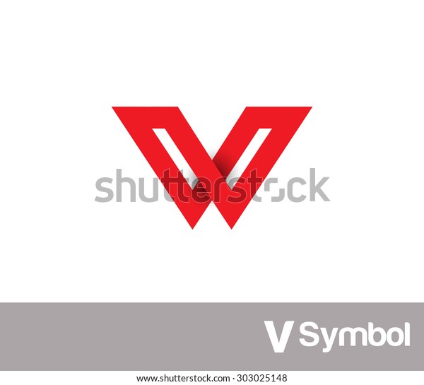 V Company Vector Logo Symbol Design Stock Vector (Royalty Free) 303025148