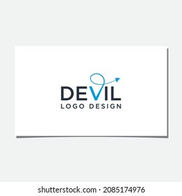 V DEVIL LOGO. PLEASE USE GOTHAM FONT FOR THIS LOGO