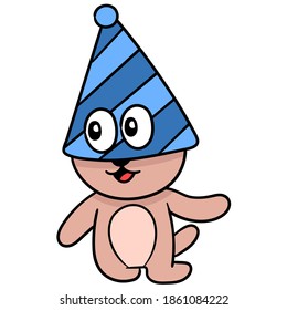 v. imagen del icono del doodle. caricaturista lindo dibujo de doodle