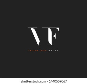V F letters Joint logo icon vector for business card and corporate identity.