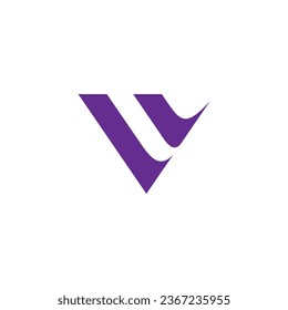 v fashion minimalist logo design