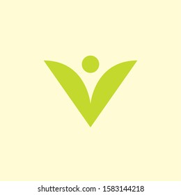V Growth Logo
look simple and cool design