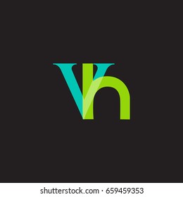 V H joint logo design vector template 