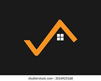 V House Logo Design Template