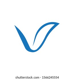 V icon Vector Illustration design Logo template
