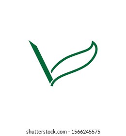 V icon Vector Illustration design Logo template