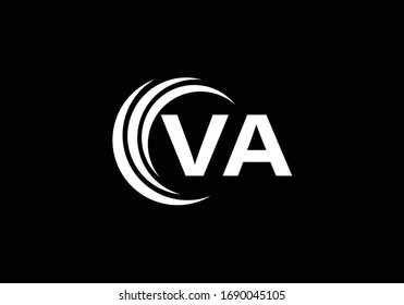 V Una plantilla vectorial de diseño de logotipo de carta inicial, símbolo alfabético gráfico para identidad empresarial