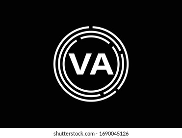 V A Initial Letter Logo design vector template, Graphic Alphabet Symbol for Corporate Business Identity