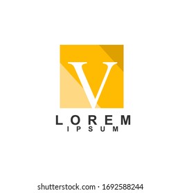 V icono inicial de logotipo diseños vectorial plantilla para empresas y empresas