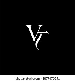 V K letter logo abstract design on black color background. vk monogram