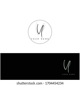 V L VL Initial letter handwriting and signature logo.	