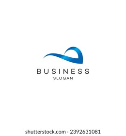 Abstraktes Logo-Design moderne minimale Marke flach Symbol Design Vektorgrafik Symbol Zeichen Logo Logo-Logo 