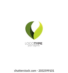 V Leaf logo
suitable for nutrition logo design