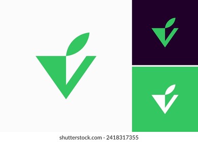 V-Blatt-Vektorlogo-Prämie 