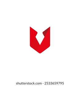 V Letter Abstract Logo Design