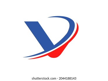 V Letter Business Logo Template. Initial V logo design for real estate, financial, marketing, management, construction etc