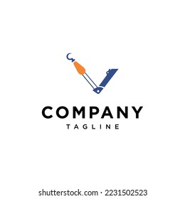 
V Letra craneVector icono del logotipo Template.eps