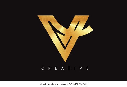 V Letter Design Logo. Letter V Icon Logo with Modern Swoosh vector Illustration.