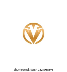 V letter design, letter v logo design, unique V logo design.