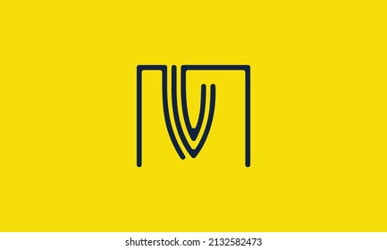V letter icon design with square outline. Creative modern letters icon, Premium vector illustration.