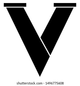 V letter icon design vector template