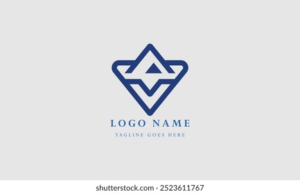 Design inicial e criativo do logotipo da letra V
