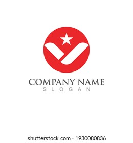 V Letter Lightning Logo Vorlage Vektorsymbol-Design