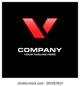 V Letter logo