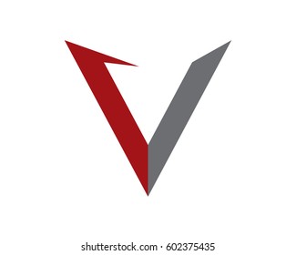 V Letter Logo