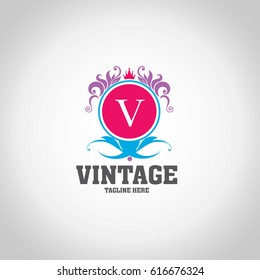 V Letter Logo