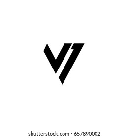 v letter logo