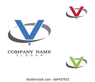 V Letter Logo