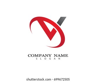 V Letter Logo