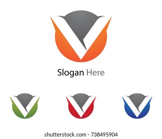 V Letter Logo